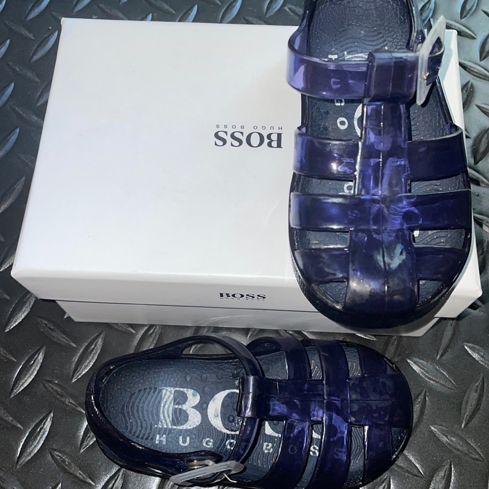 Toddler Hugo boss jelly shoes l